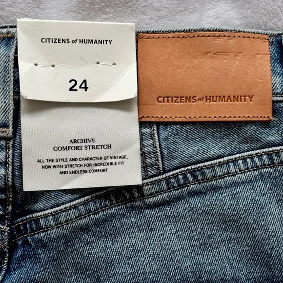 CITIZENS OF HUMANITY Valerie High Rise Tapered Stirrup Jeans--24 - Picture 12 of 16